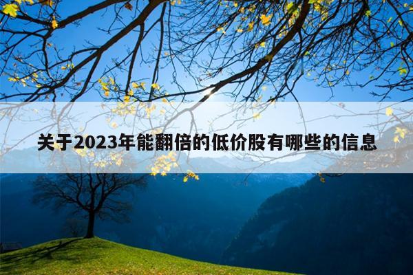 2023ܷĵͼ۹ЩϢ